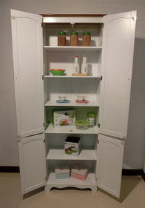 Homecharm-intl Kitchen Pantry Cabinet Linen Storage Cabinet Cupboard Bathroom Cabinet,HC-004