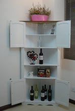 Load image into Gallery viewer, Homecharm-intl Wooden Corner Cabinet/Corner Unit/Corner Shelf/Corner Cupboard,HC-003A
