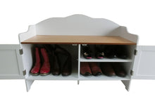 Load image into Gallery viewer, Wooden Shoe Bench/Shoe Storage Bench/Shoe Cabinet Seat/Shoe Cupboard,HC-038
