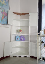 Load image into Gallery viewer, Homecharm-intl Wooden Corner Cabinet/Corner Unit/Corner Shelf/Corner Cupboard,HC-003A
